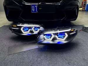 ชุดอัปเกรดไฟหน้า LED แบบเต็มชุดสำหรับ BMW 5 Series F10/F18อัพเกรดเลนส์ไฟหน้า G30สี RGB F10 <span class=keywords><strong>E90</strong></span> - Product Image 3