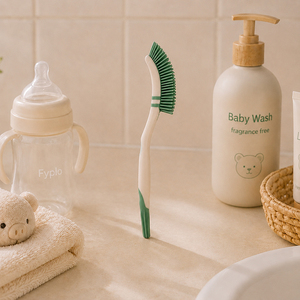 Brand New PP TPE <b>Bottle</b> <b>Brush</b> Non-scratch <b>Bottle</b> <b>Brush</b> Baby <b>Bottle</b> Cleaning <b>Brush</b> with Handle Cleaning for cups <b>bottles</b> nipples - Product Image 2