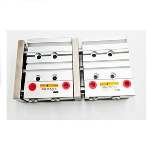 กระบอกสูบไนโตรเจนแบบมีแกนนำรุ่น SGL25X30-S ยี่ห้อ Yitaino ซีรีส์อะลูมิเนียม - Product Image 1