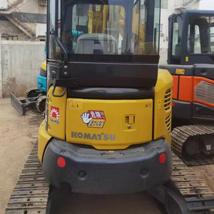 Nouvelle arrivée, mini-excavatrice Komatsu PC35, <span class=keywords><strong>tracteur</strong></span> d'origine japonaise, faible nombre d'heures, avec marteau à pouce, 3,5 tonnes, type chenille, en promotion - Product Image 1
