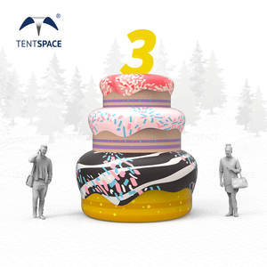 Werbung Infla tables Cake Model Logo für Dessert Festival Veranstalter Bäckerei Marken Event Planner Mall <span class=keywords><strong>Promotion</strong></span> Holiday Partie - Product Image 3