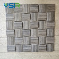 Panneaux acoustiques modernes en mosaïque, panneaux acoustiques absorbants le son, durables, en MDF et polyester