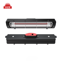 Lampe Chauffante Infrarouge OEM pour Élevage, en Fibre de Carbone, 350mm, Aluminium, IP67, 220V, 175W/275W, pour Porcelets et Poulets en Ferme