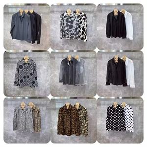 Camisa de moda social para <span class=keywords><strong>hombre</strong></span>, camisa con botones, camisetas de manga larga estampadas a cuadros informales, cárdigan de fiesta para <span class=keywords><strong>hombre</strong></span> - Product Image 6