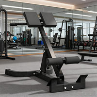 Chaise romaine pliable pour extensions dorsales, banc d'extension dorsale à 5 niveaux d'inclinaison réglable, banc d'extension dorsale pour exercices abdominaux/fessiers