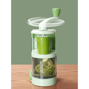 Nuovo arrivo Spiralizer Noodle <span class=keywords><strong>zucchine</strong></span> Spaghetti Maker affettatrice a spirale di verdure per insalata con lame staccabili - Product Image 5