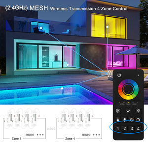 C305 aipin IP68กันน้ำ <span class=keywords><strong>rgbwc</strong></span> 2.4G บลูทูธ <span class=keywords><strong>WiFi</strong></span> ZigBee SYNC Tuya สมาร์ทแอปว่ายน้ำสระว่ายน้ำควบคุมแสง DC12-24V - Product Image 5