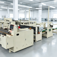 Máquina Rebobinadora de Papel Higiénico de Alta Velocidad 150-200m/min 2 Toneladas/Día con PLC, Motor, Bomba y Motor para Fábrica
