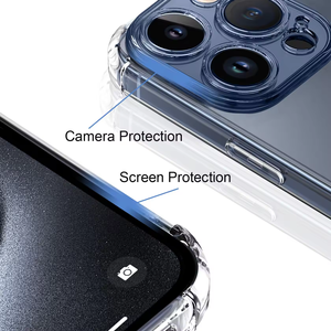 Pellicola Protettiva 3 in 1 per Telefono Cellulare, Vetro Temperato 0.33, Pellicola per Obiettivo Fotocamera, per <span class=keywords><strong>iPhone</strong></span> 14 Pro Max, Protezione <span class=keywords><strong>Schermo</strong></span>, Custodia TPU - Product Image 2