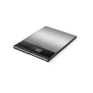 304 स्टेनलेस स्टील अल्ट्रा पतली स्मार्ट डिजिटल रसोई स्केल एलसीडी डिस्प्ले बैटरी संचालित वजन मापने पोर्टेबल कुकिंग - Product Image 2