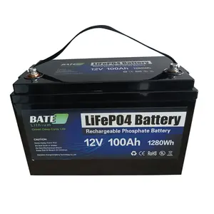 Deep cycle energy storage lithium ion battery lifepo4 12v 100ah 280ah 5kw 10kw for home solar system
