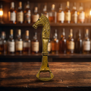 Vintage Brass Horse Head Bottle Opener Handmade Equestrian Design Beer Opener Decorative <b>Bar</b> <b>Tool</b> For Home <b>Bar</b> Restaurant And Ho - Product Image 1