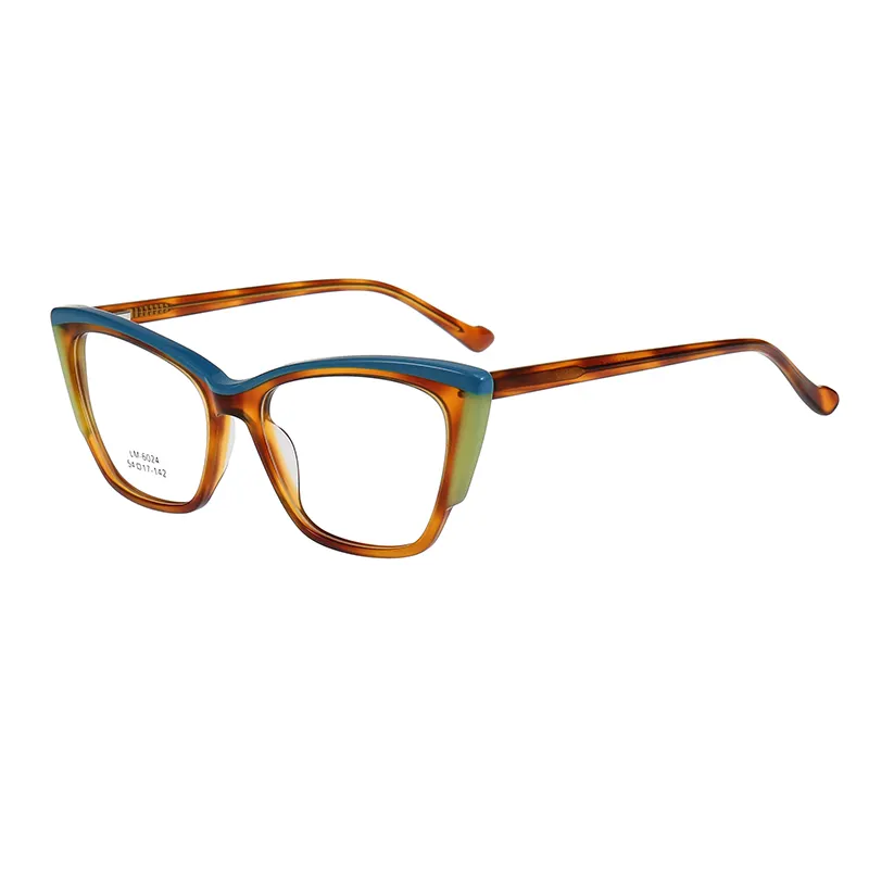 Veetus Monture de lunettes en acétate de 54mm unisexe à la mode à la mode colorée Montures optiques pour hommes et femmes vente en gros