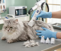 Tondeuse pour animaux de compagnie avec écran numérique intelligent, poignée ergonomique antidérapante, commande à un bouton, toilettage facile