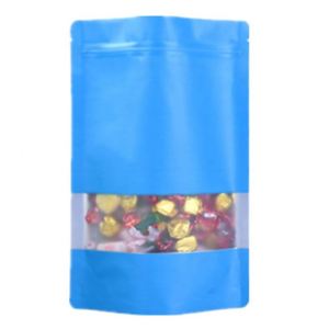 Custom logo 2026 <b>Reusable</b> Aluminum Foil Standing up <b>Pouches</b> Bag with Zipper 12X20cm <b>Food</b> Bags Packaging Promotional Pack - Product Image 2