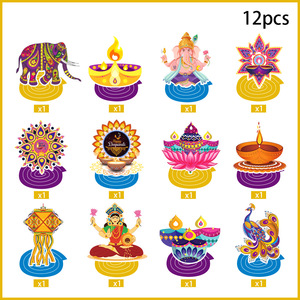 Accesorios <span class=keywords><strong>de</strong></span> decoración <span class=keywords><strong>de</strong></span> festival <span class=keywords><strong>de</strong></span> farol moderno, colgantes <span class=keywords><strong>de</strong></span> <span class=keywords><strong>papel</strong></span> en espiral coloridos para Arreglo <span class=keywords><strong>de</strong></span> escena, decoraciones colgantes para fiesta - Product Image 4