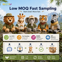 Fournisseur de Peluches Animaux Sauvages Personnalisées à Faible MOQ pour Souvenirs de Zoo, Marchandises Touristiques et Cadeaux d'Entreprise