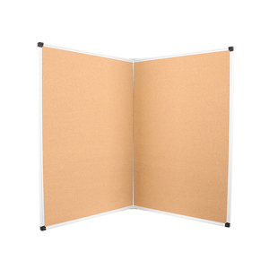 Vente en gros de tableau d'affichage en liège 90x120 CM <span class=keywords><strong>cadre</strong></span> en bois mural pliable décoratif et fonctionnel pour la maison ou le bureau - Product Image 2