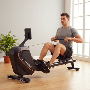 Máquina <span class=keywords><strong>de</strong></span> <span class=keywords><strong>Remo</strong></span> Ajustable <span class=keywords><strong>para</strong></span> Entrenamiento Cardiovascular, Pedal Amplio, Cojín <span class=keywords><strong>para</strong></span> Asiento, Plegable, <span class=keywords><strong>para</strong></span> Gimnasio en Casa - Product Image 4