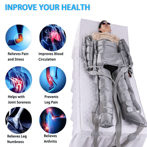 Calefacción cuerpo slimmin presoterapia linfática therapie 24 kammern terapia helecho drenaje linfático manguera jacke masajeador máquina - Product Image 2