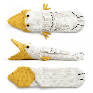 Calcetín Navideño Personalizado <span class=keywords><strong>de</strong></span> Peluche con Diseño <span class=keywords><strong>de</strong></span> Pelican, Decoración para Chimenea, Regalos al por Mayor - Product Image 1