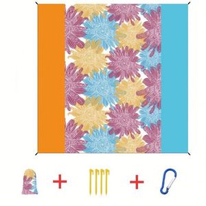 Wholesale Oversized Sand Free <b>Beach</b> Mat, Bulk Waterproof Outdoor Picnic Blanket with Stakes and <b>Bag</b>, Custom Logo Mat - Product Image 3