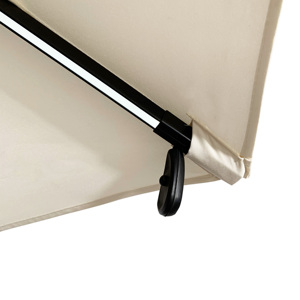Zuplon — parapluie solaire Led, bande lumineuse, éclairage d'extérieur, jardin, Patio, balcon - Product Image 5