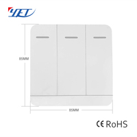 Control Remoto Universal RF YET2166 MHZ con Código de Aprendizaje para Interruptor de Luz y Equipo de Elevación