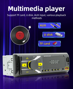 Autoradio BQCC 1 Din 12V avec entrée AUX, Bluetooth, récepteur FM, commande vocale IA, application de localisation, éclairage variable, lecture de musique MP3, D3107 - Product Image 6