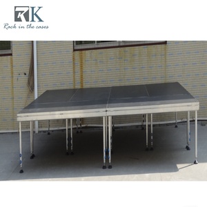 ไม้อัดแบบโมดูลาร์สำหรับเวทีพร้อมบันไดสำหรับกิจกรรมกลางแจ้งและในร่ม - Product Image 4