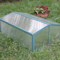Mini serre en aluminium moderne pour PC, mini véranda pour jardin, balcon, plantation, utilisation domestique écologique