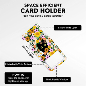 Wholesale <b>Spring</b> Colorful Flower Black Cat ID Badge <b>Clip</b> with Lanyard, Retractable Roller, Easy-Pull Buckle Card Holder Set - Product Image 2