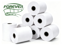 Meilleures rouleaux de papier thermique 57x40mm 65gsm pour terminaux de point de vente