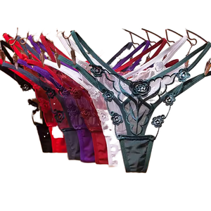 Sandali <span class=keywords><strong>perizoma</strong></span> da donna a vita bassa da donna Comfort personalizzato Sexy invisibile senza cuciture in tessuto con cinturino in seta cava personalizzabile in pizzo - Product Image 2