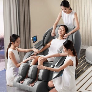 Fauteuil de massage Shiatsu à pression d'air 4D zéro gravité, moteur 120W, relaxation complète du corps, contrôle de la minuterie moderne, économie d'énergie - Product Image 1