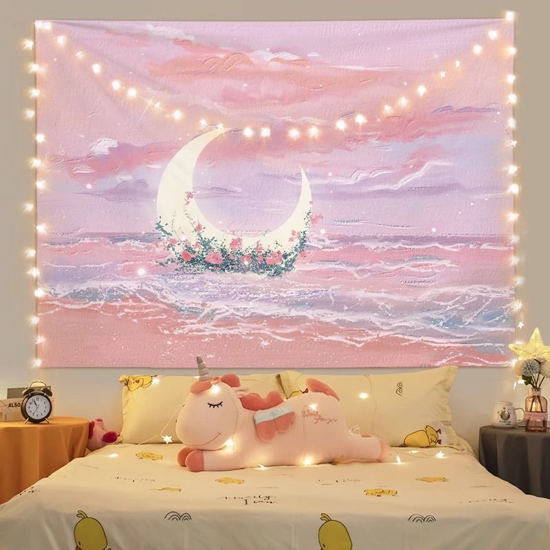 Peinture à l'huile fleur de lune