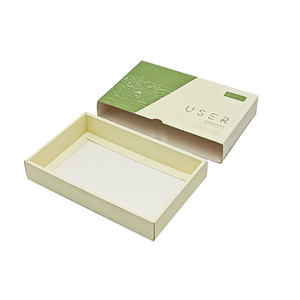 Custom Logo High-End Cosmetics Foldable Paperboard Gift Slide Drawer Boxes with Sponge Liner Recyclable <b>Packaging</b> - Product Image 2