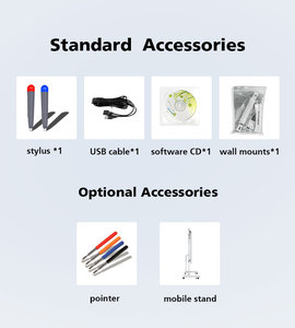 82-102inch đa cảm ứng tương tác bảng trắng kỹ thuật số cầm tay bảng thông minh màn hình cảm ứng bảng trắng điện tử tương tác - Product Image 5