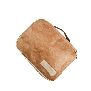 Du lịch Trọng lượng nhẹ Tyvek trang điểm Túi Túi thời trang BSCI OPP dây kéo túi dây kéo vỏ trường hợp dây kéo tasche PU da nhỏ accepable - Product Image 5