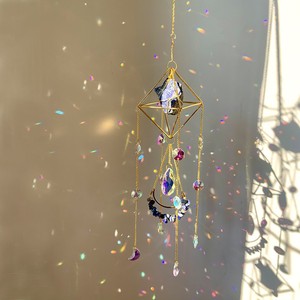 Vente chaude, tapisserie murale en cristal K9 écologique faite à la main, art déco, forme de diamant, 50 cm, décoration murale, utilisation intérieure - Product Image 6