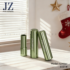 Jinze หลอดลิปสติกแบบกดสีม่วง,บรรจุภัณฑ์แบบภาชนะสำหรับใส่ลิปบาล์ม - Product Image 2