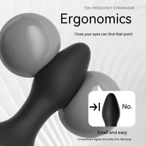 Mingli Trading Co. LTD. Produtos para adultos plug anal vibratório APP Máquina de masturbação masculina massageador de próstata brinquedos divertidos para o sexo