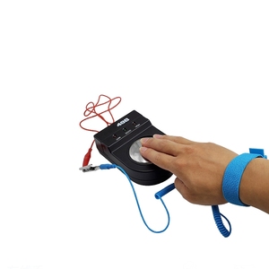 498 xách tay ESD dây đeo cổ tay Tester, chống tĩnh màn hình, dày ABS trường hợp cho điện tử nhà máy - Product Image 4