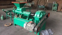 Machine de fabrication de briquettes de charbon pour petites entreprises, faible investissement, profit élevé, extrudeuse de barres de charbon pour l'Afrique