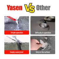 Adhésif de scellement haute résistance en polymère imperméable pour la réparation des fissures de sols en béton et des fuites de toiture