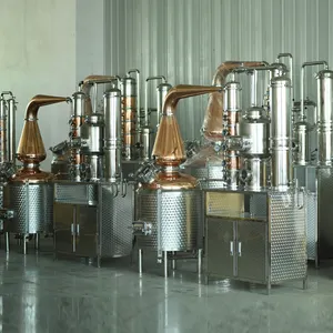 Şiş fonksiyonu ile 300 litre gin hala alkol distillery makinesi