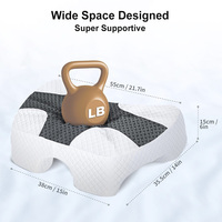 Oreiller ergonomique en mousse à mémoire de forme avec tunnel pour le bras, oreiller de câlin pour dormeurs latéraux, anti-engourdissement des mains, soutien du cou