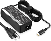 65W 45W Tipe-C 5V/2A untuk Adaptor Pengisi Daya Laptop untuk Colokan EU US AU UK Bersertifikasi CE RoHS untuk FCC KC