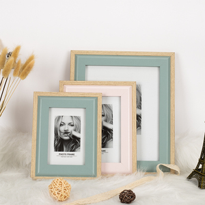 Hofine tùy chỉnh eorape phong cách <span class=keywords><strong>A4</strong></span> MDF nhà tường trang trí màu hồng nóng khung ảnh đầy màu sắc Album ảnh trang trí tường - Product Image 1