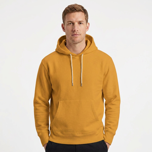 Custom Unisex Formal Hoodies New Design Digital Solid Long Sleeve 100% Cotton Fleece Casual Streetwear Half Zip for Winter - Product Image 4